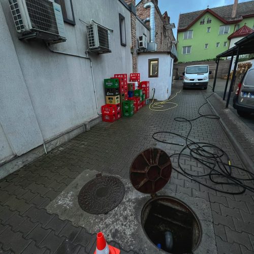 Desfundare canalizare Targu Mures